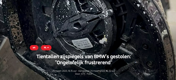 Autospiegels van BMW’s Massaal Gestolen in Amsterdam – Hoe Bescherm Je Je Voertuig?