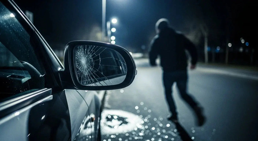 spiegelglas diefstal